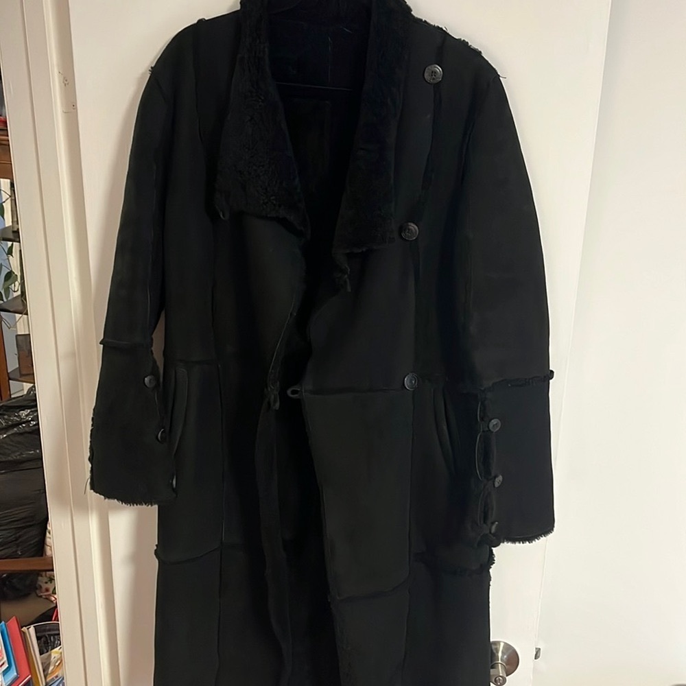 Vintage Versus by Versace shearling coat